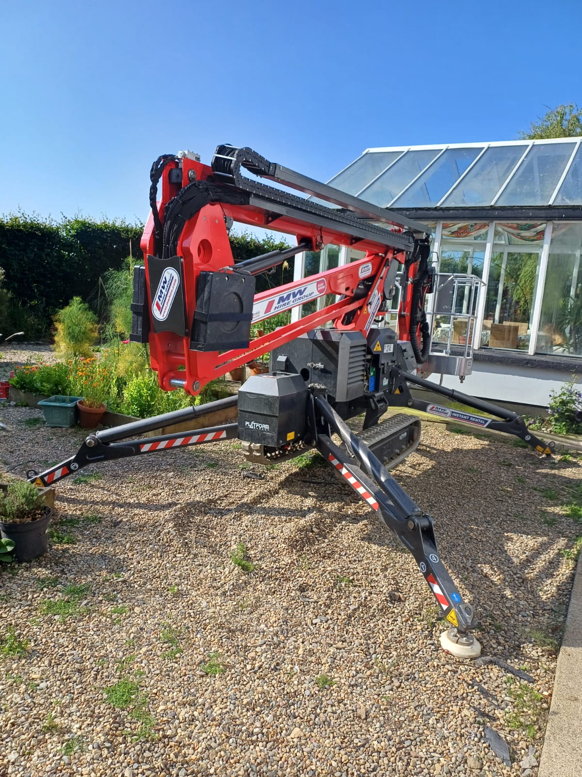 Spider 18.90 Pro out on hire from our Wexford depot 