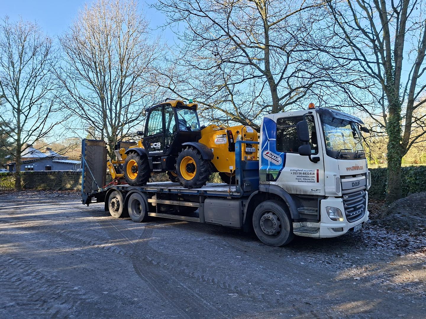Back to it!👊👊 JCB Telehandler delivered to site!