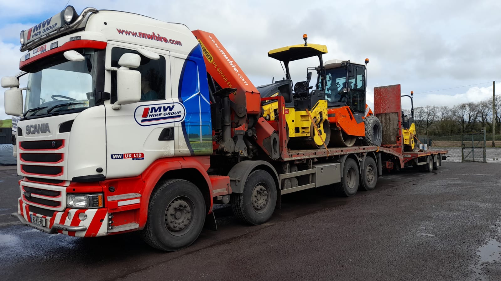 Load of Rollers collected from Site