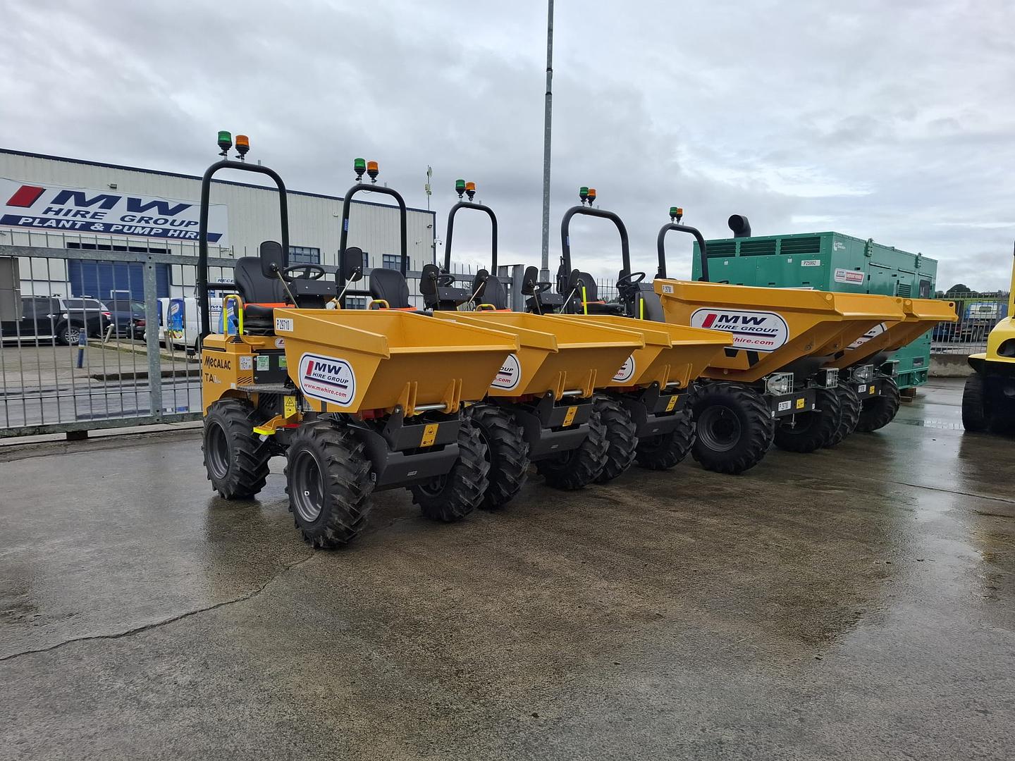 Mecalac 1 ton and 3 ton dumpers arrived and added to hire fleet!!