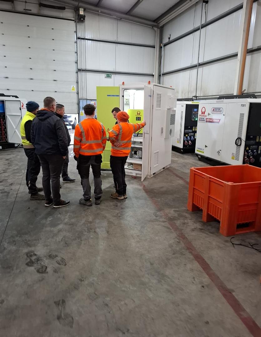 Pramac Battery Bank Training Taking place with MW Hire staff and Customers  