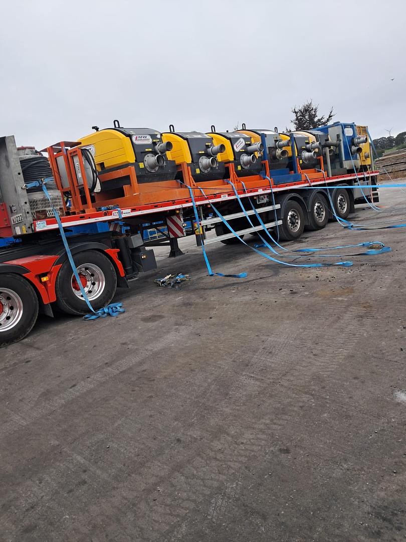 Another load of Pumps getting loaded for a rental job