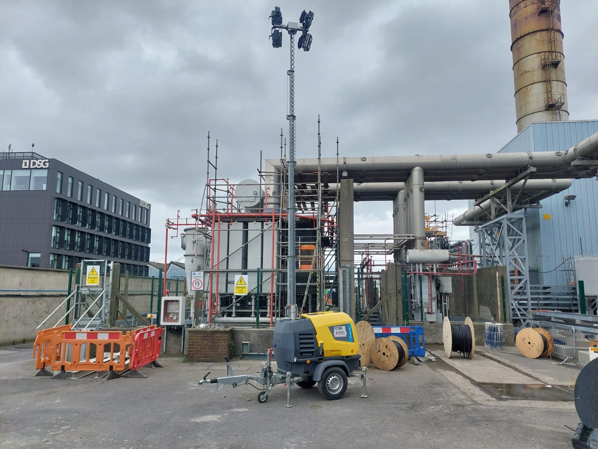 Equipment Operating on a project in Dublin