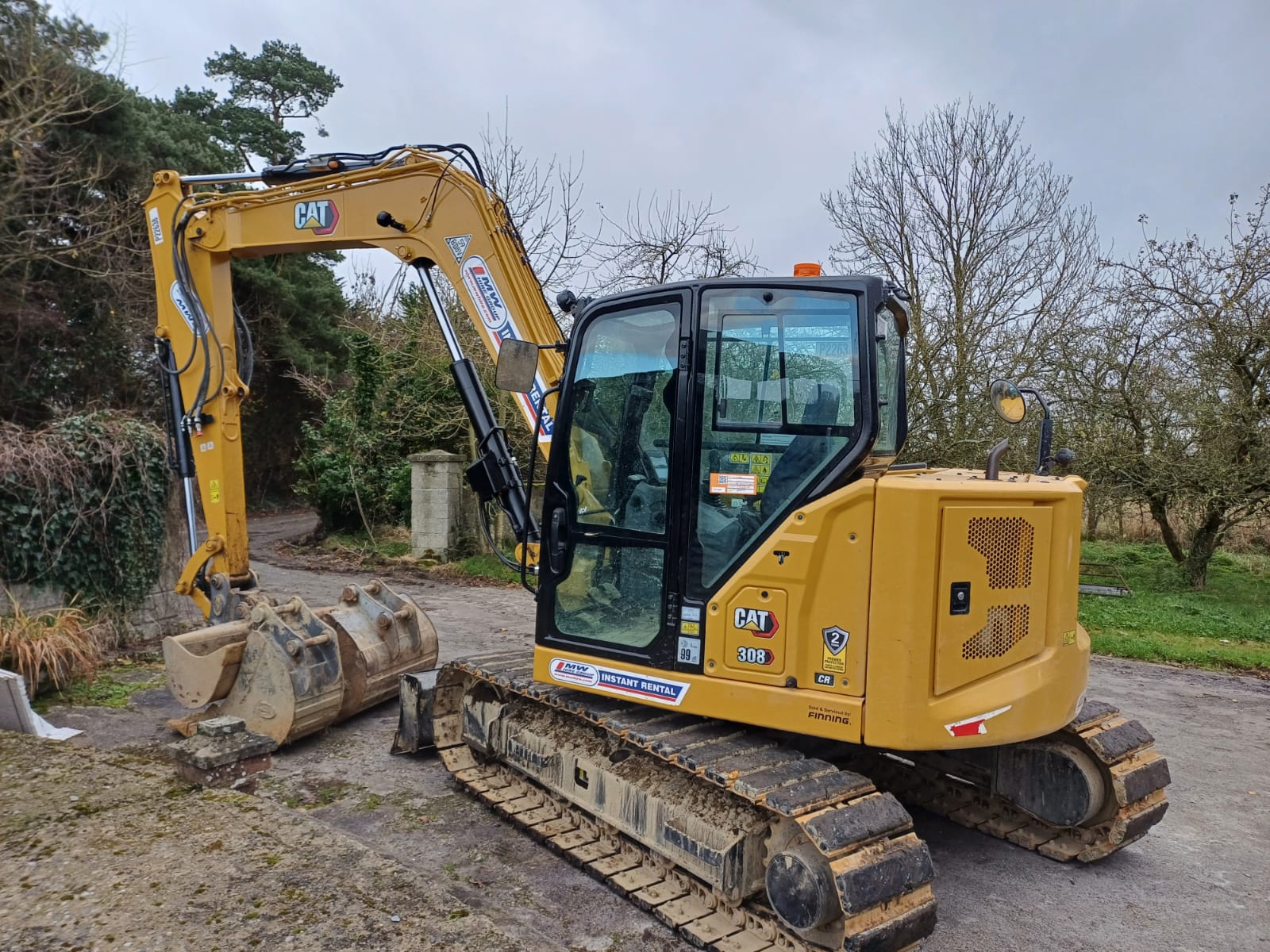 8T CAT out on hire from our Kilkenny depot 