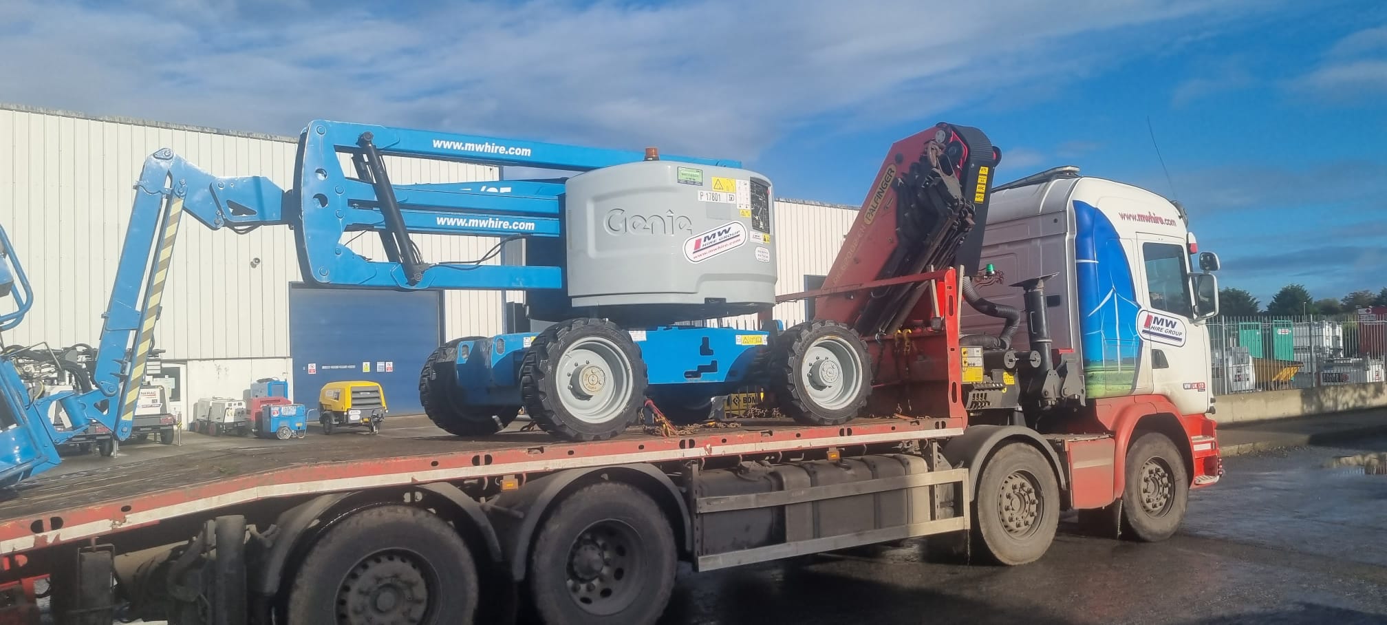 SOLD.. Ex rental Genie Z45 on its way to our customer