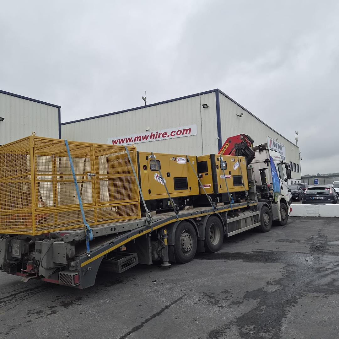 3 CAT Generators & a security frame  SOLD to a customer in Cork 👌
