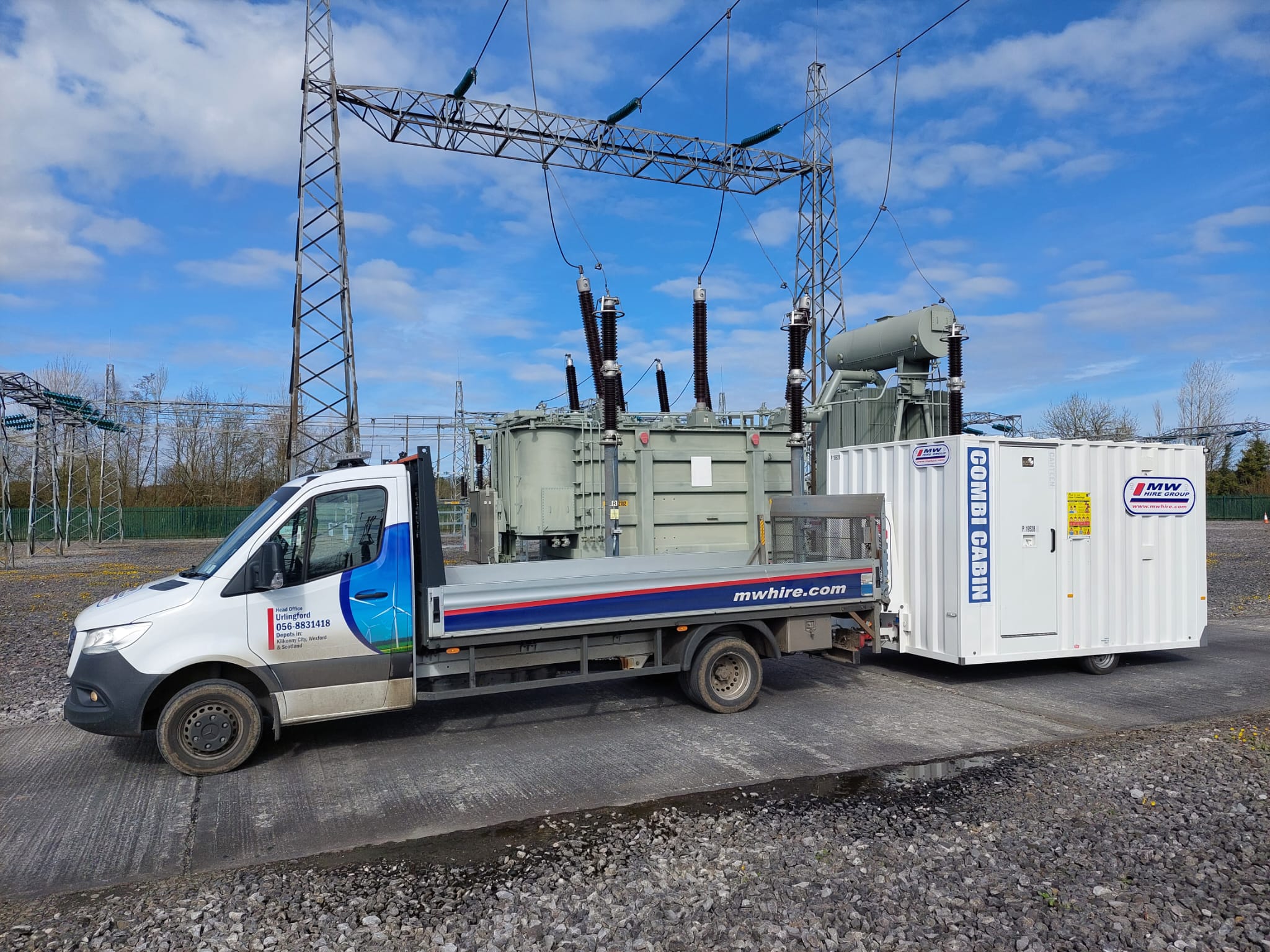 Welfare unit delivered to site