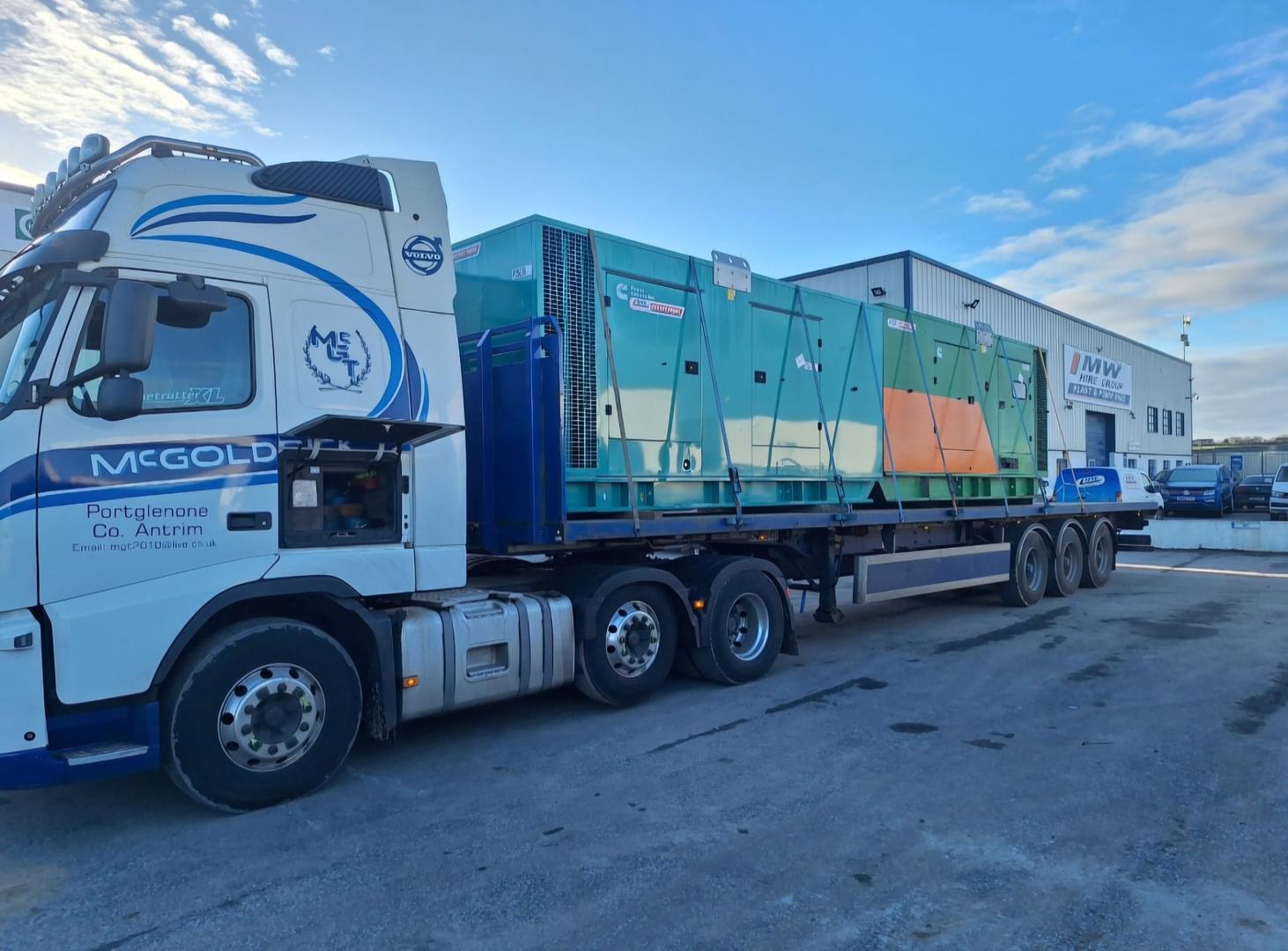 New 400kva Cummins & a used 550 KVA Cummins SOLD ...# Export # Customer collecting