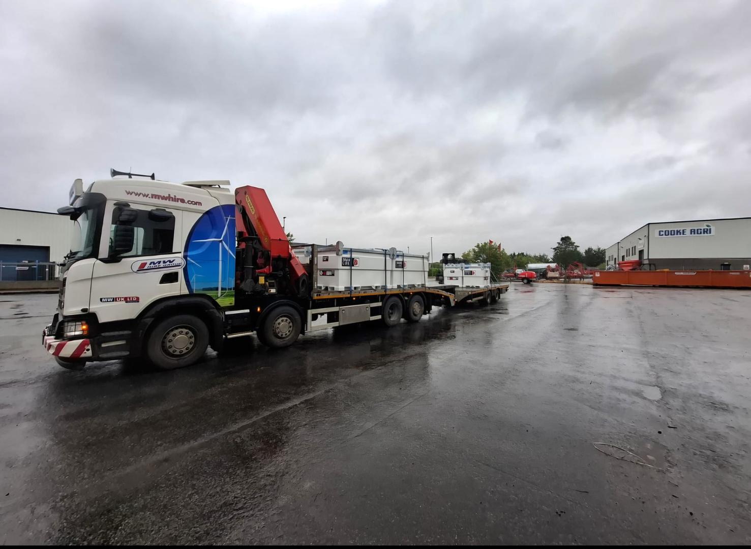 Package of Western Global fuel tanks SOLD to a construction company in Dublin
