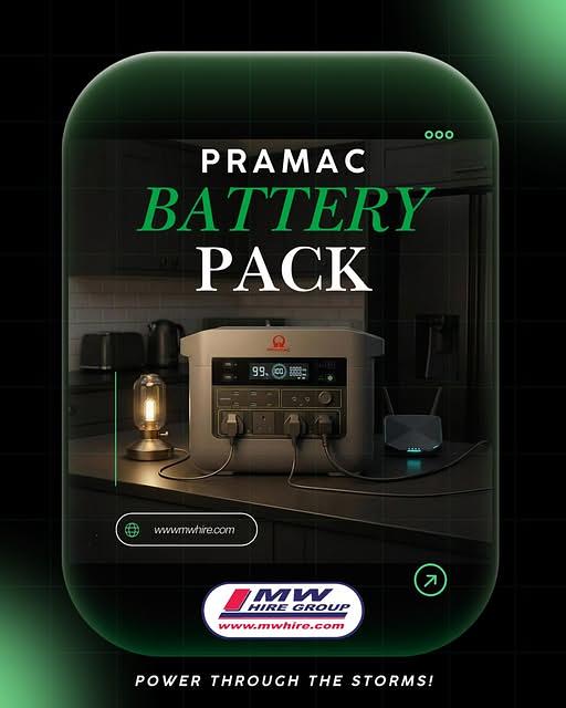 Pramac Battery Pack PWB2400 and Smart Storm Preparedness: How to Stay Powered and Safe When Bad Weather Approaches