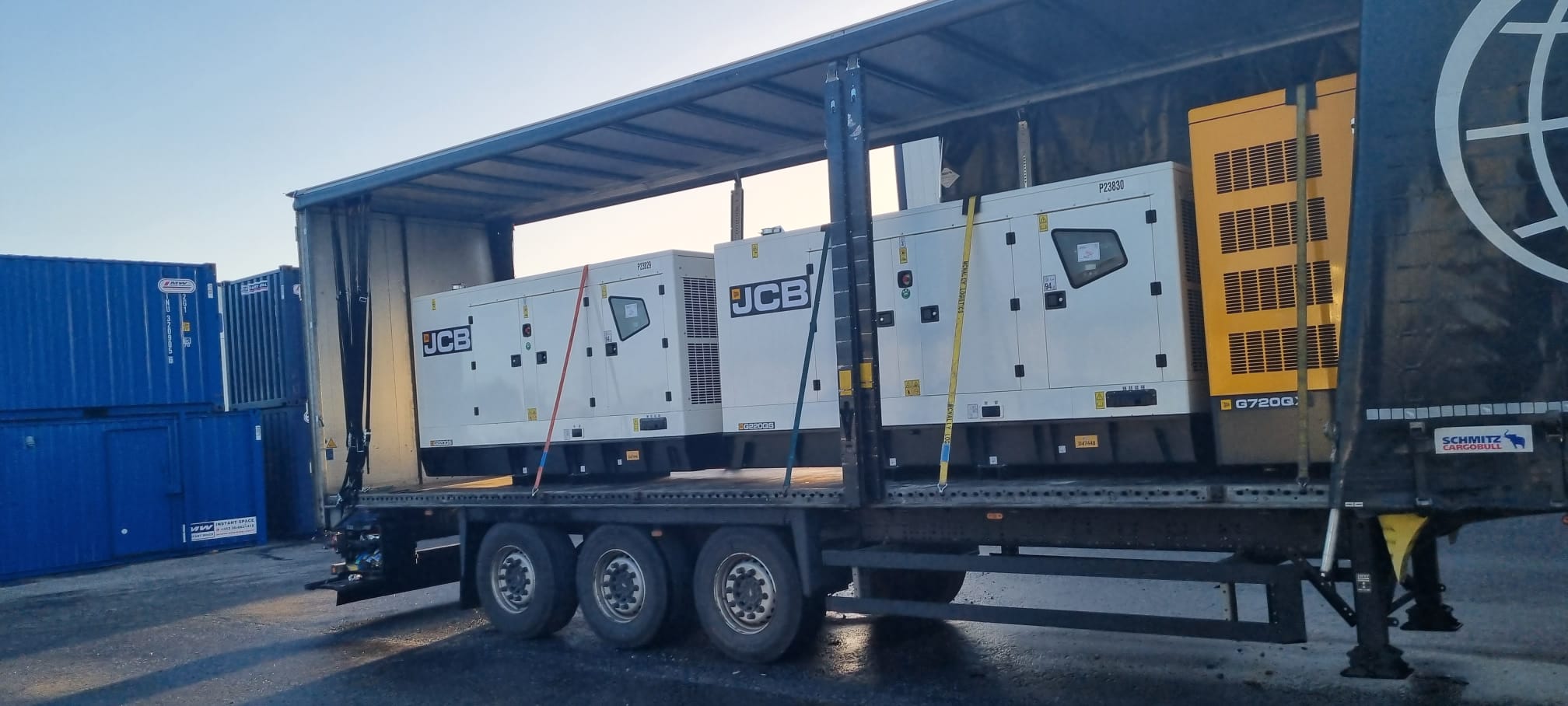 Load of JCB Generators SOLD.. heading to Europe 