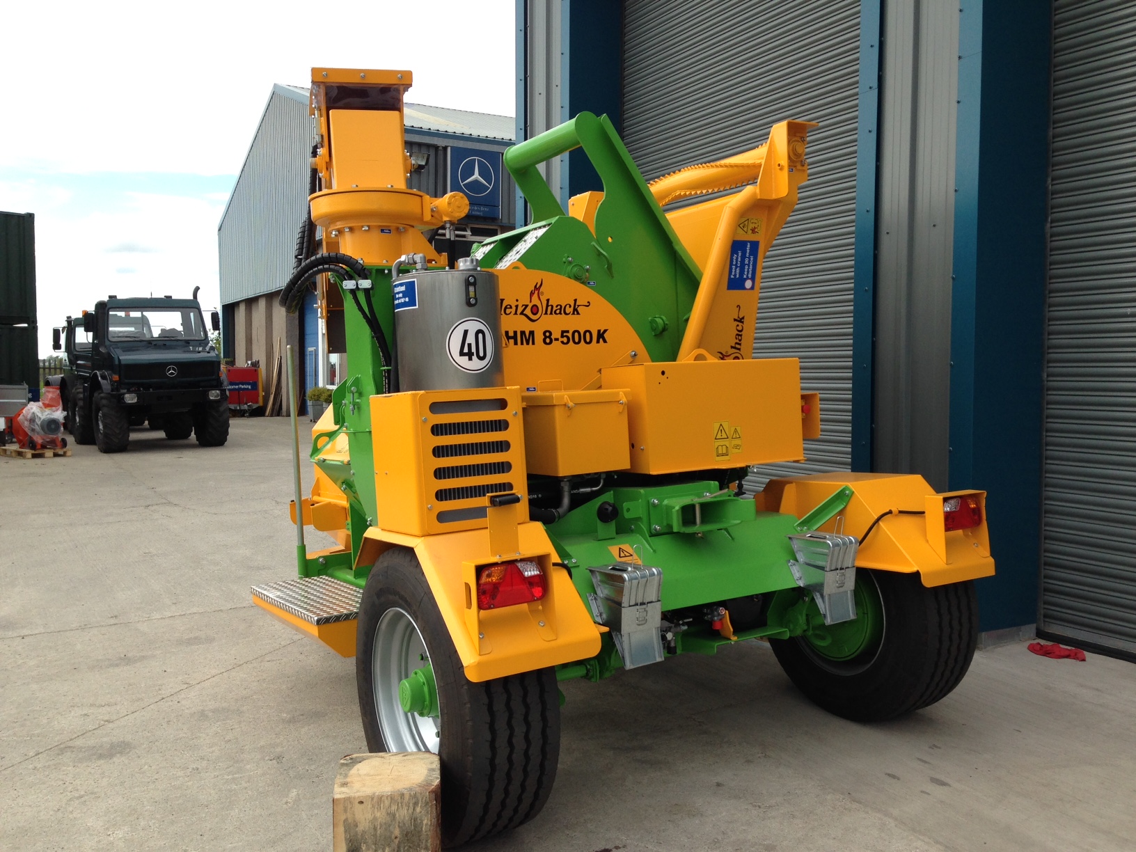 HM8-500K WOODCHIPPER GOING TO OUR CUSTOMER CHARLIE SHAW
