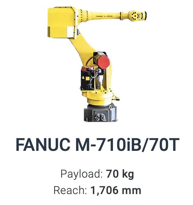 Fanuc M710iB/70T Data Sheet