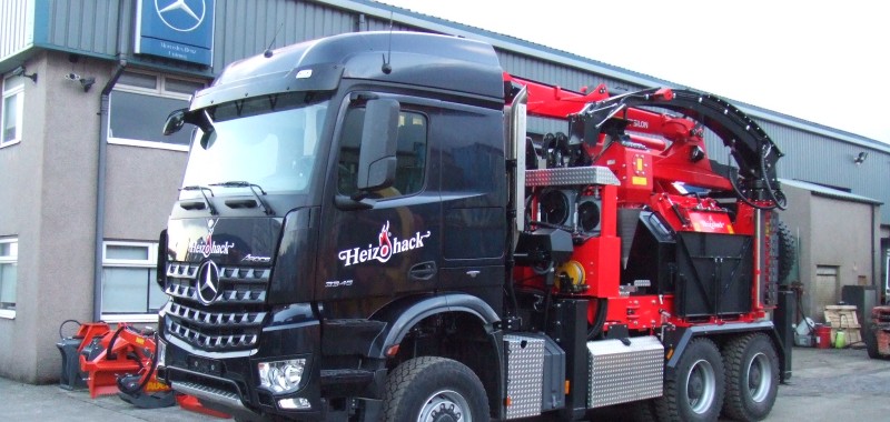 IT’S HERE! THE FIRST MERCEDES AROCS 3345 450HP 6X6 CHIP TRUCK TO BE SOLD INTO THE UK.