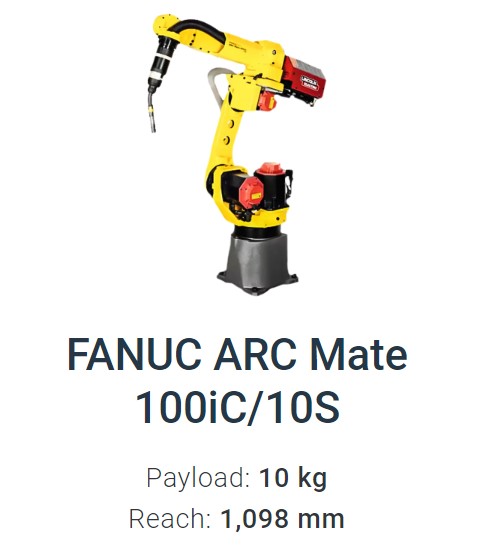 Fanuc Arc Mate 100iC/10S Data Sheet