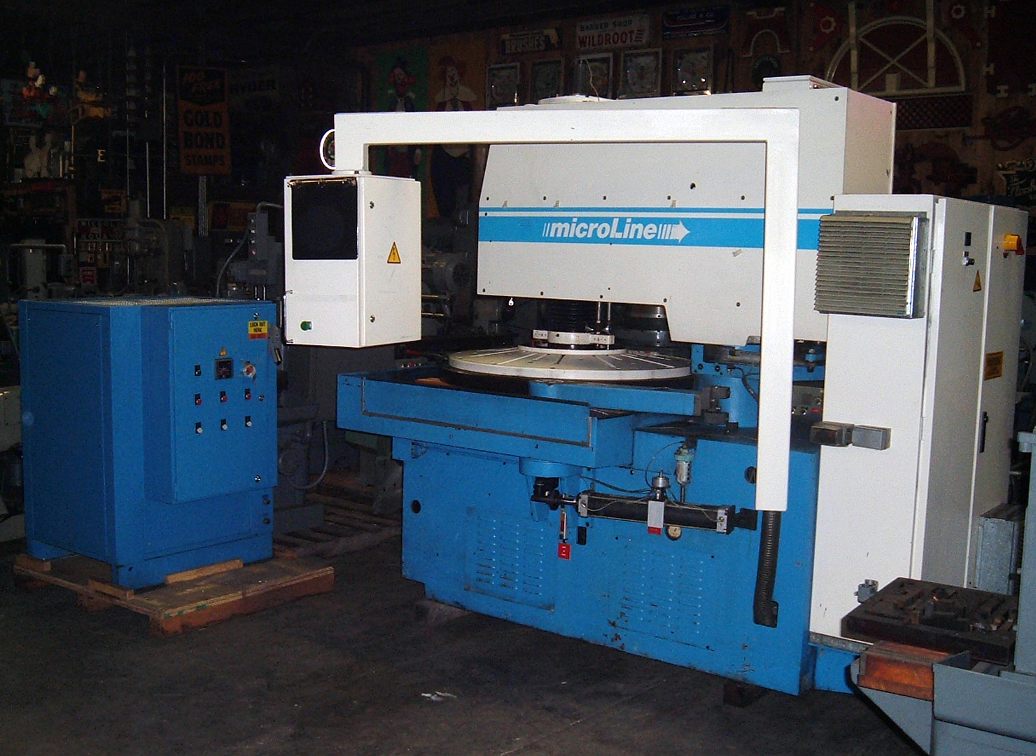 A Peter Wolters lapping machine inside the Stanley Machinery shop
