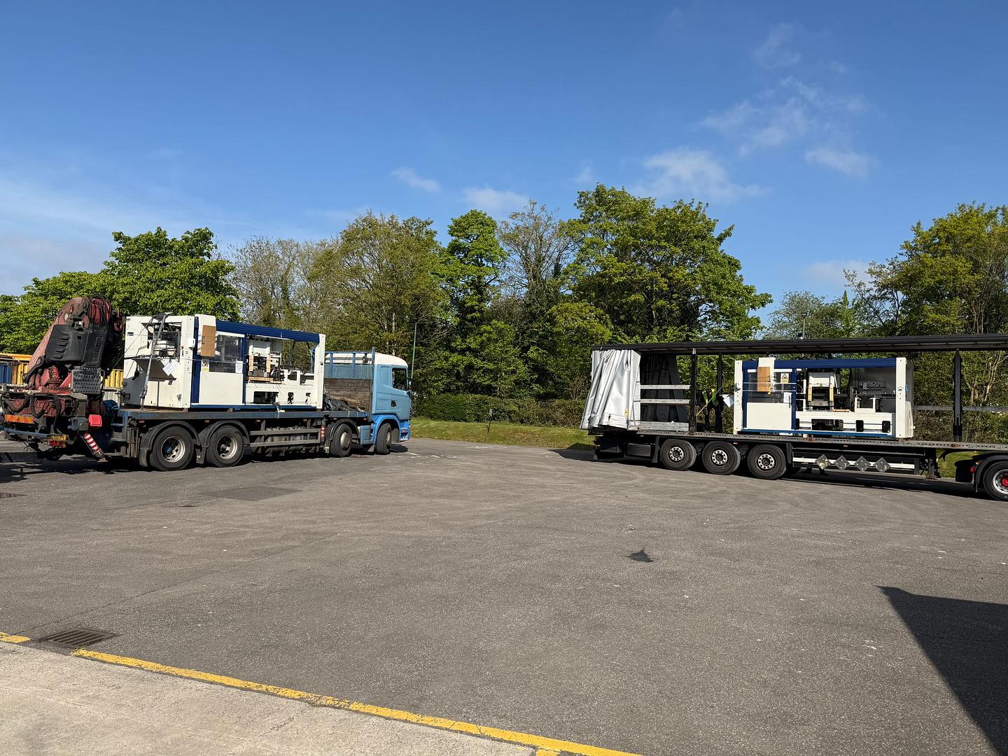 Successful Removal and Transport of Two Illig RD53 Machines