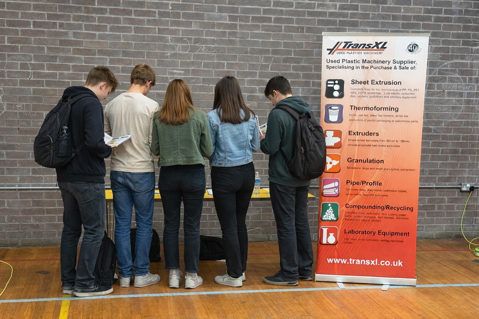 TransXL attend school careers evening