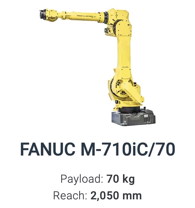 Fanuc M-710iC/70 Data Sheet