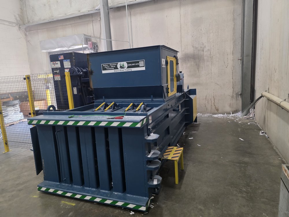 BRT Installs Reconditioned Full-Eject Closed-Door Baler with Box Dumper Integration