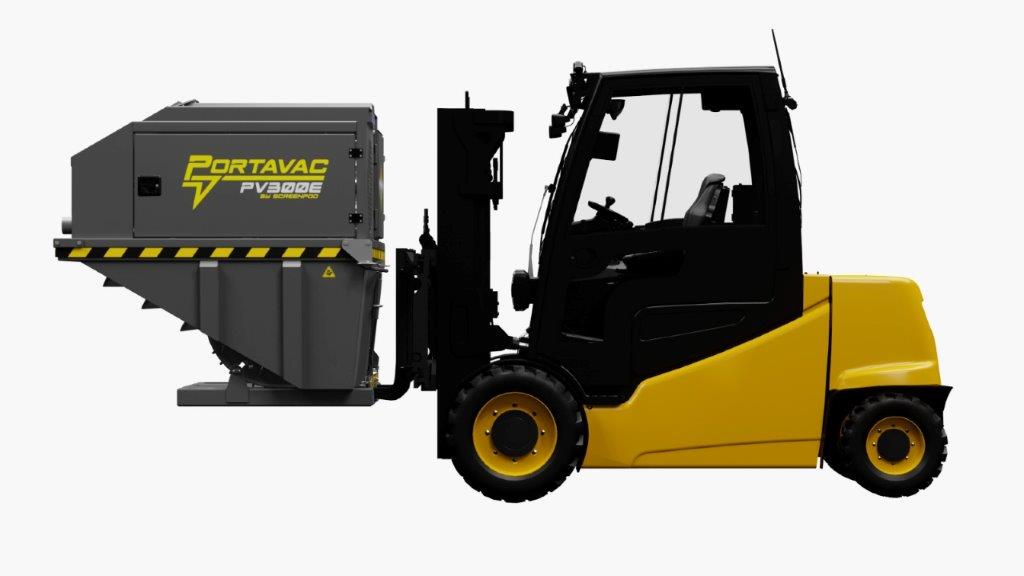 Screenpod Portavac PV300E: Improving Housekeeping, Dust Control, and Material Recovery