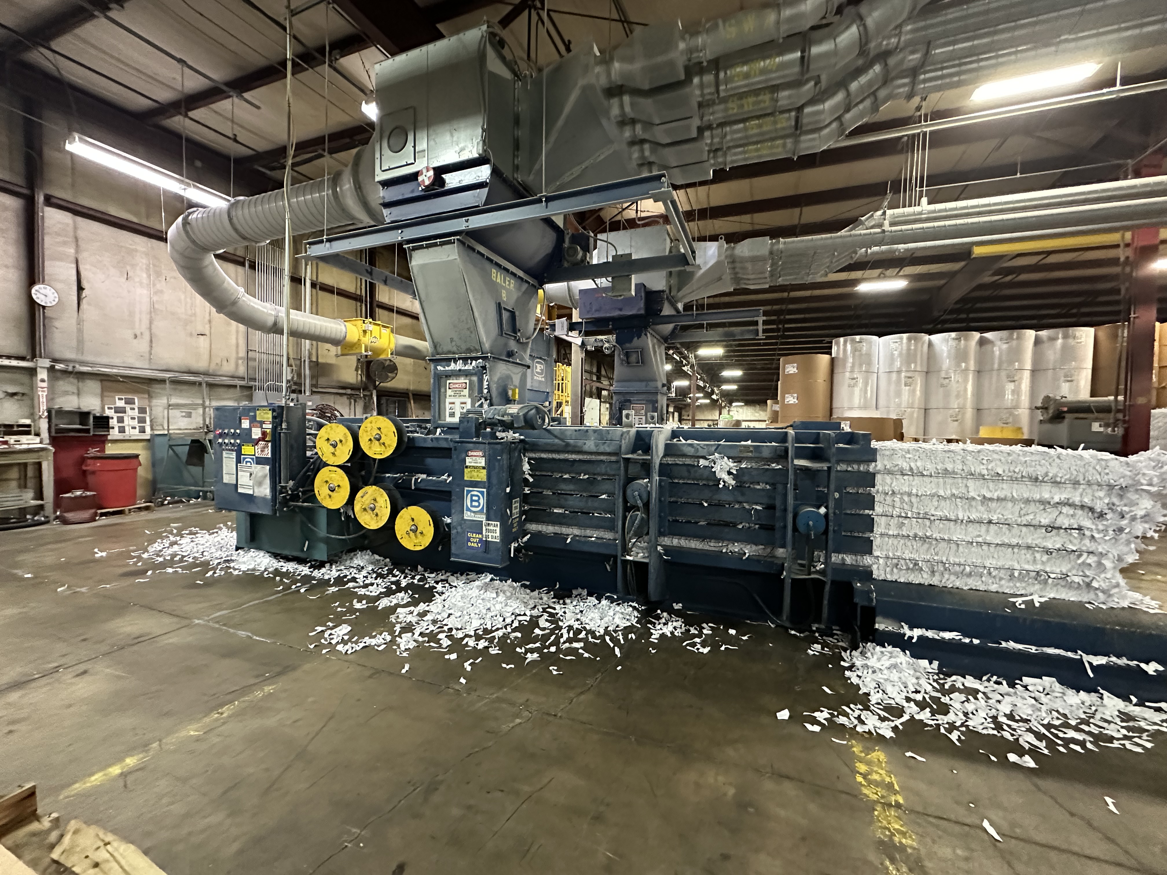 Auto-Tie Baler Replacement and Bale Table Upgrade Completed by BRT in Ohio