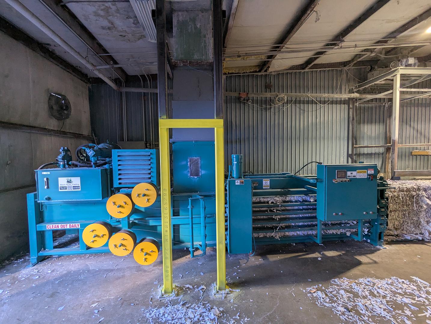 Auto-Tie Baler Rebuild & Installation — Cyclone Support Upgrades