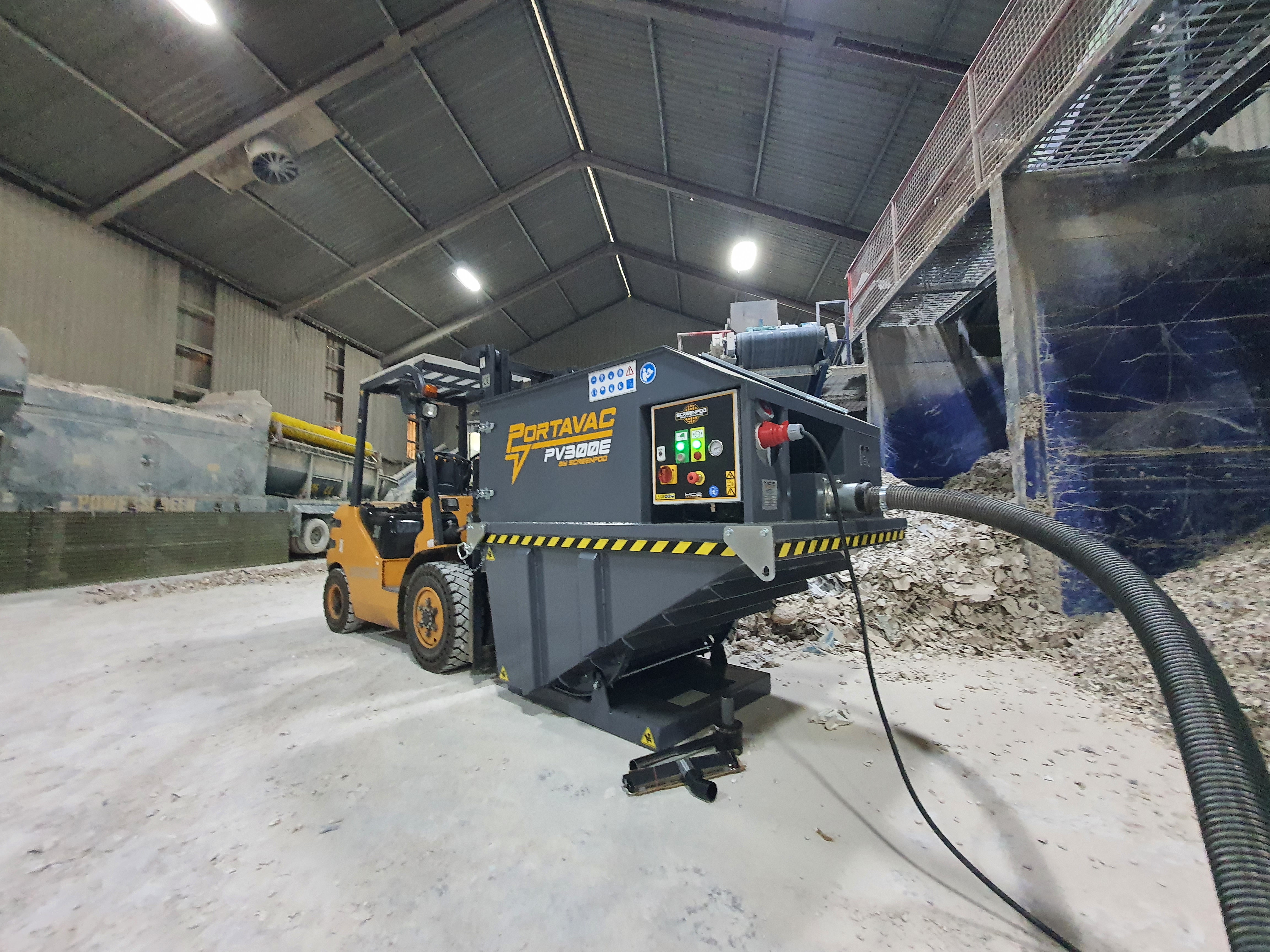 Screenpod PortaVac Industrial Vacuum Systems Available — Electric & Diesel Units in Inventory
