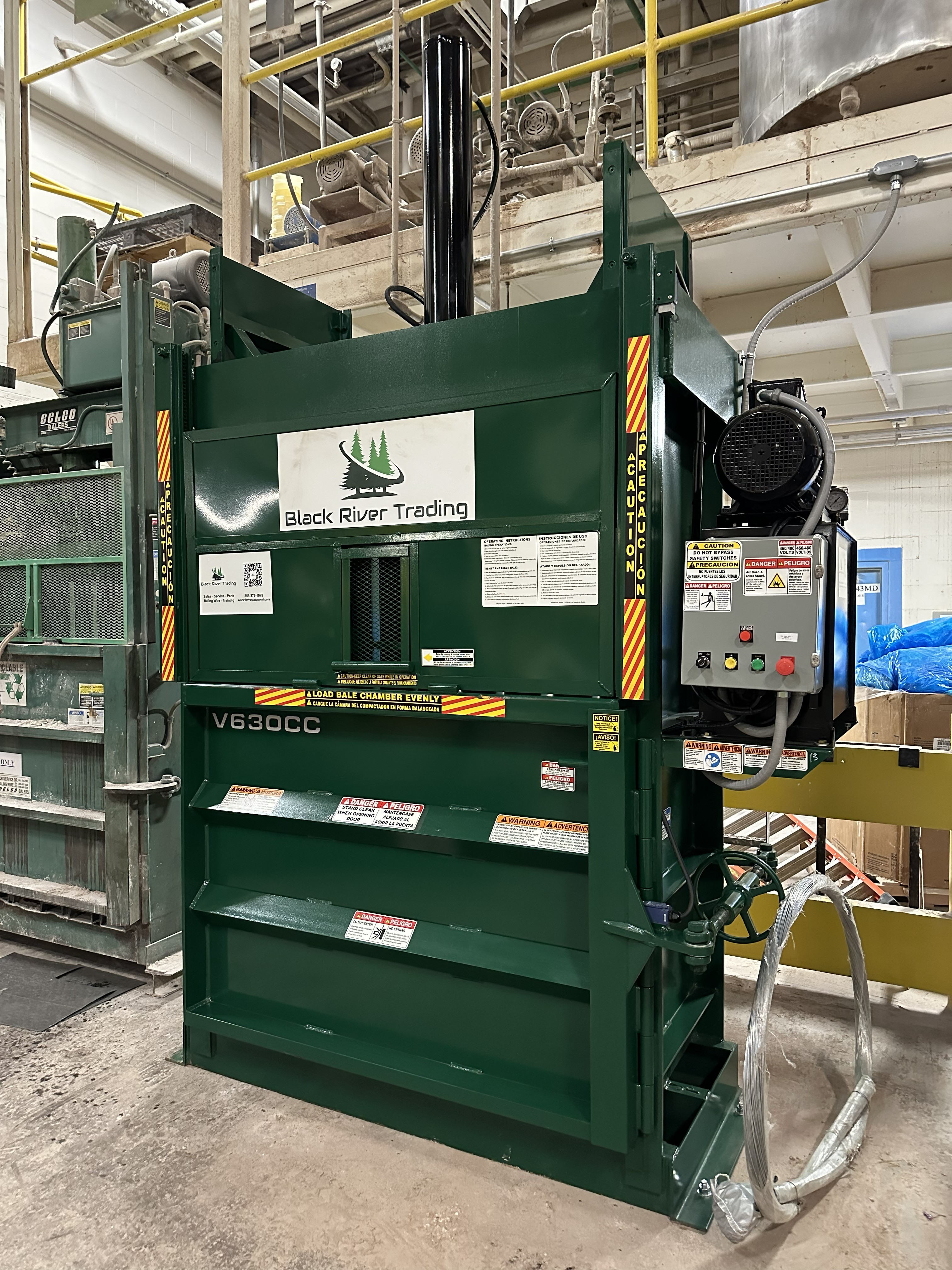 Moving Heavy Recycling Equipment Takes Experience: A Look at BRT's Vertical Baler Handling