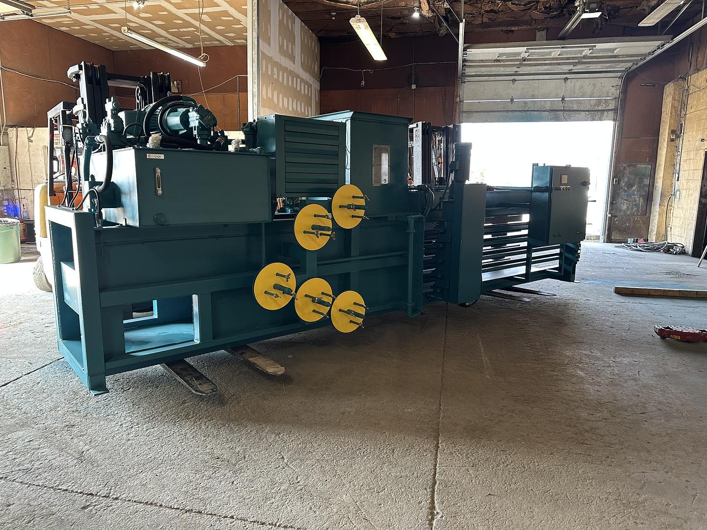 Auto-Tie Baler Rebuild & Installation — Cyclone Support Upgrades