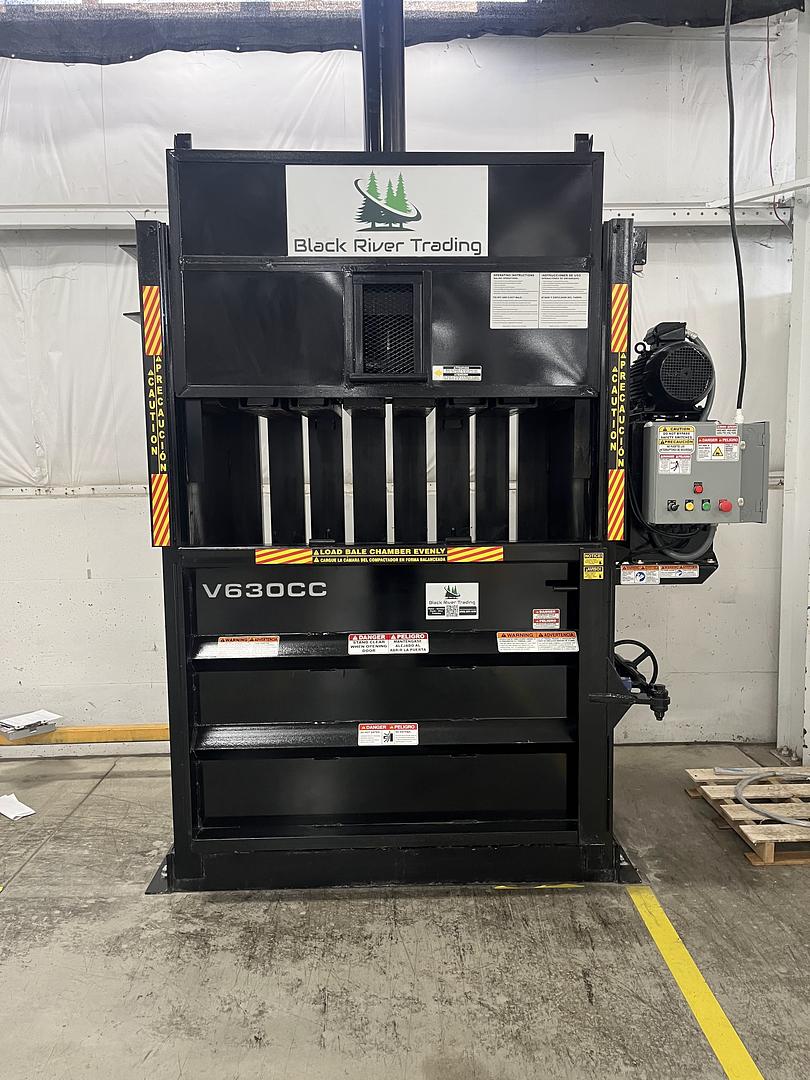 New BACE Vertical Baler Installed by Black River Trading in Central Ohio