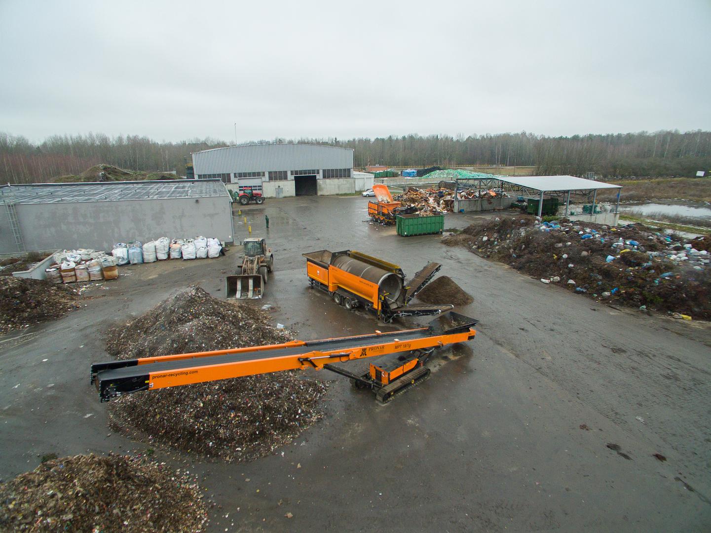 Pronar Trommel Screens for Recycling and Material Processing