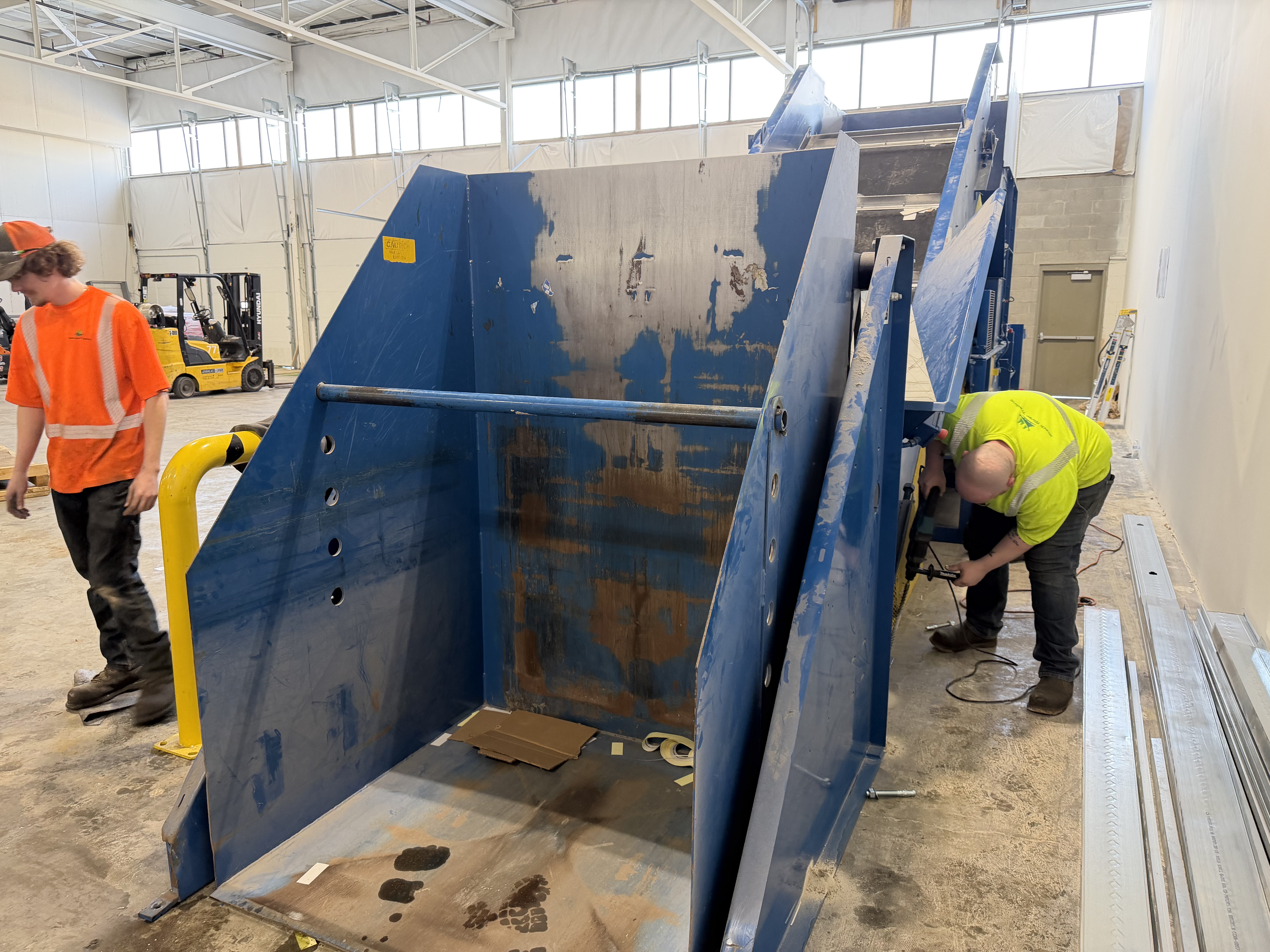 Successful Baler and Conveyor Relocation in Greater Cleveland, Ohio