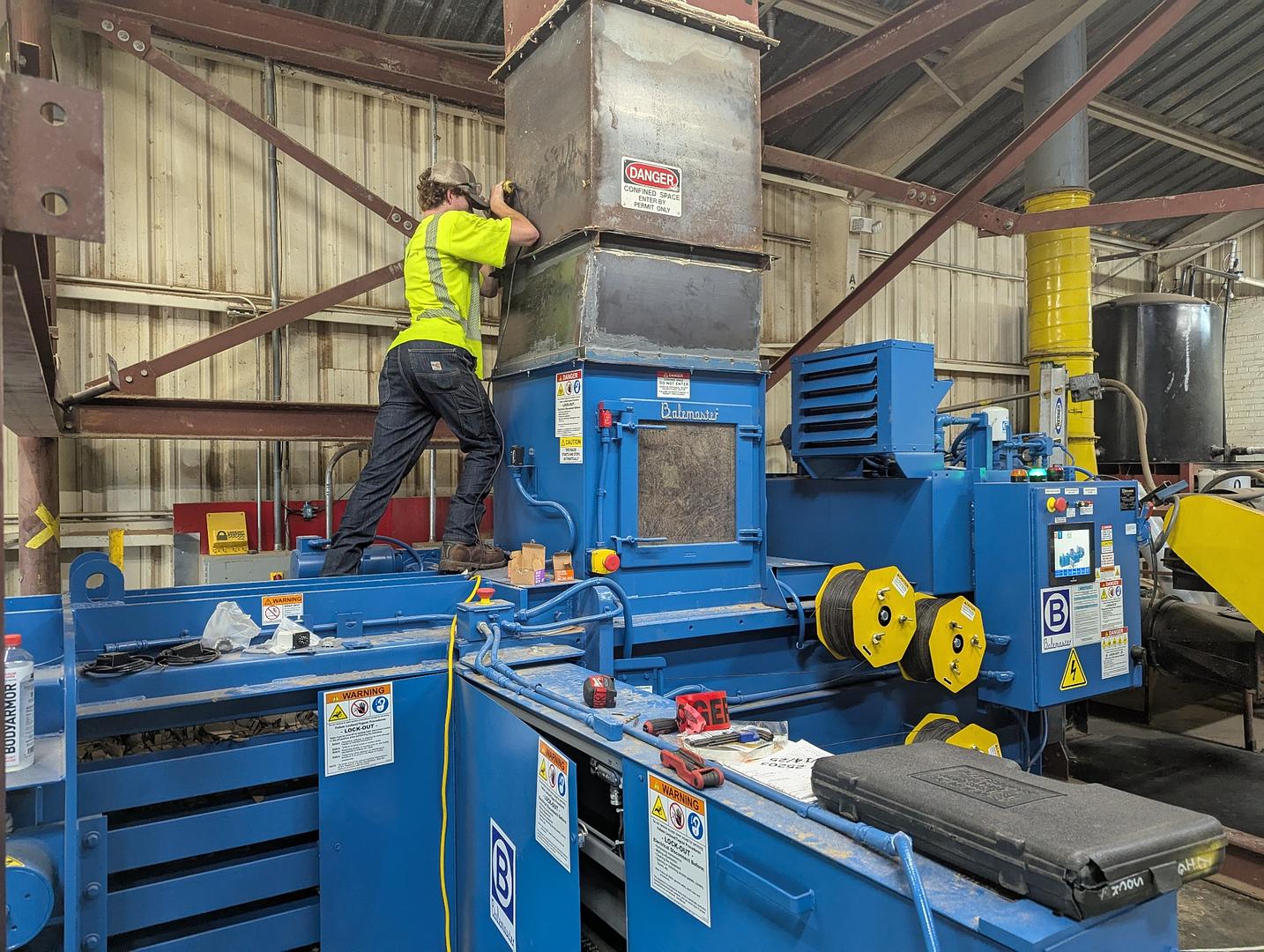 New Balemaster Auto-Tie Baler Installation in Georgia