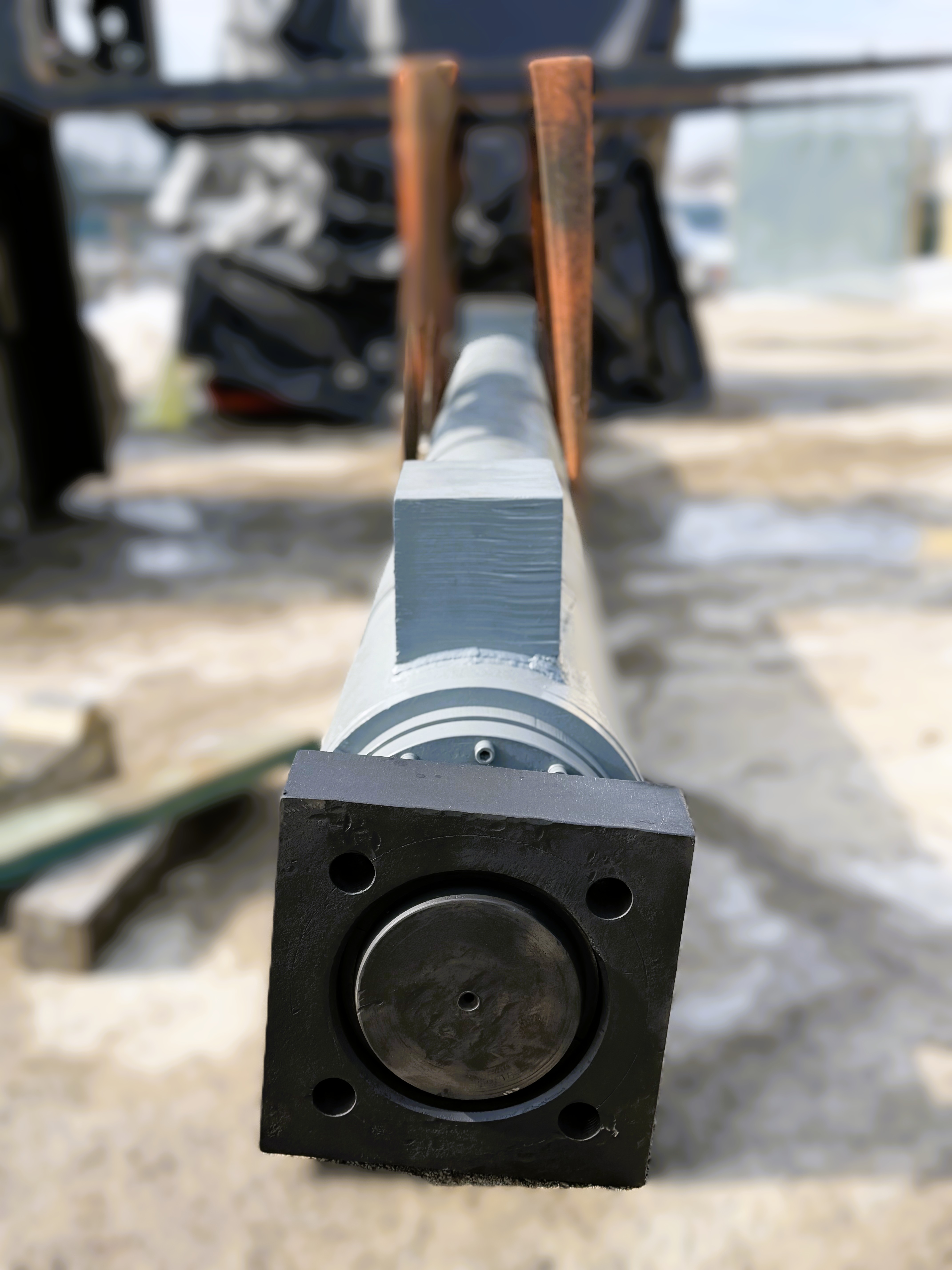 13" Main Ram Cylinder Installed in BRT Reconditioned Two-Ram Baler