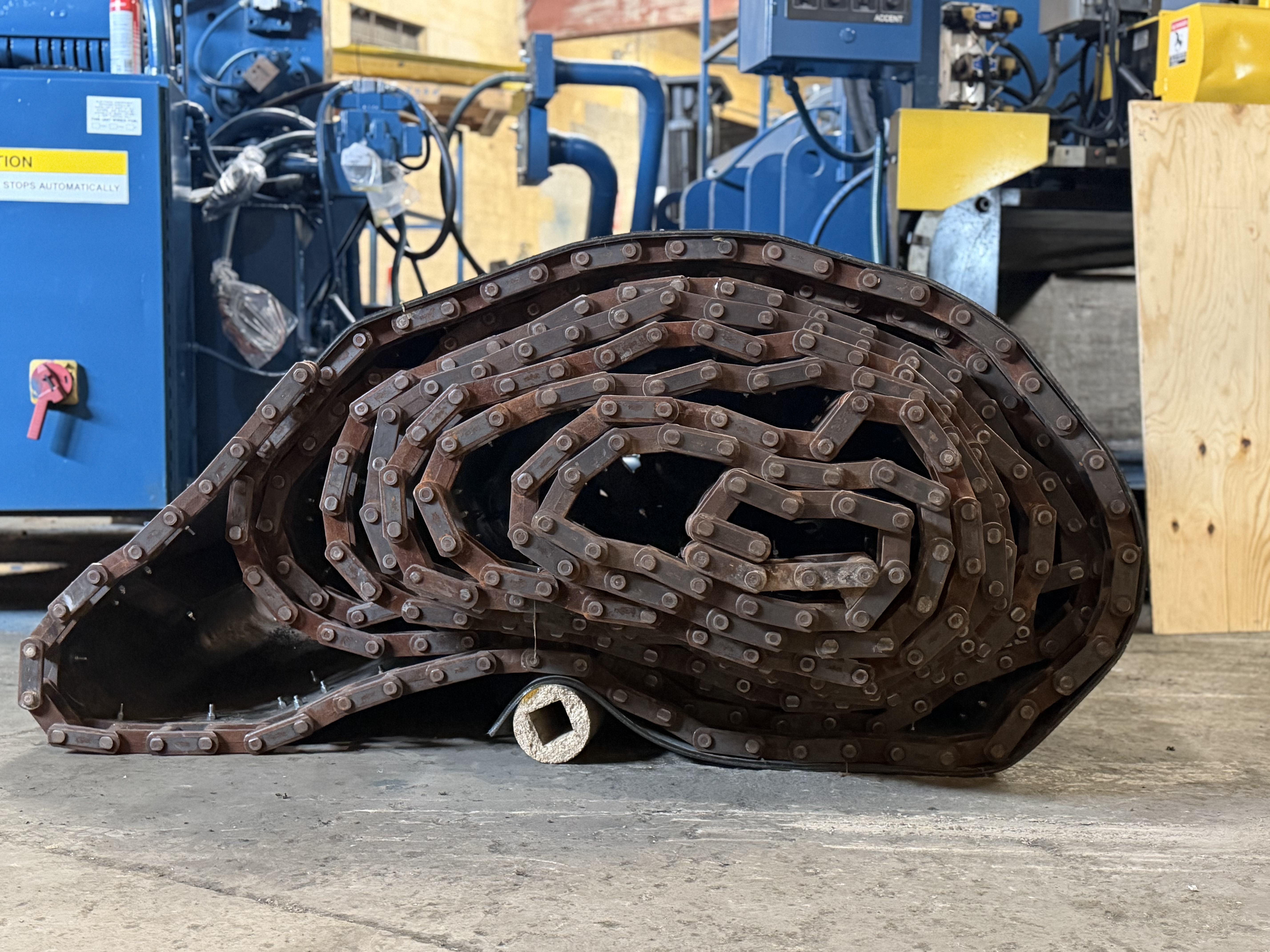 Rebuilding a Karl Schmidt Drag Chain Conveyor Belt