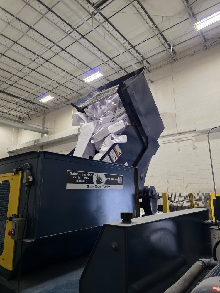 BRT Installs Reconditioned Full-Eject Closed-Door Baler with Box Dumper Integration