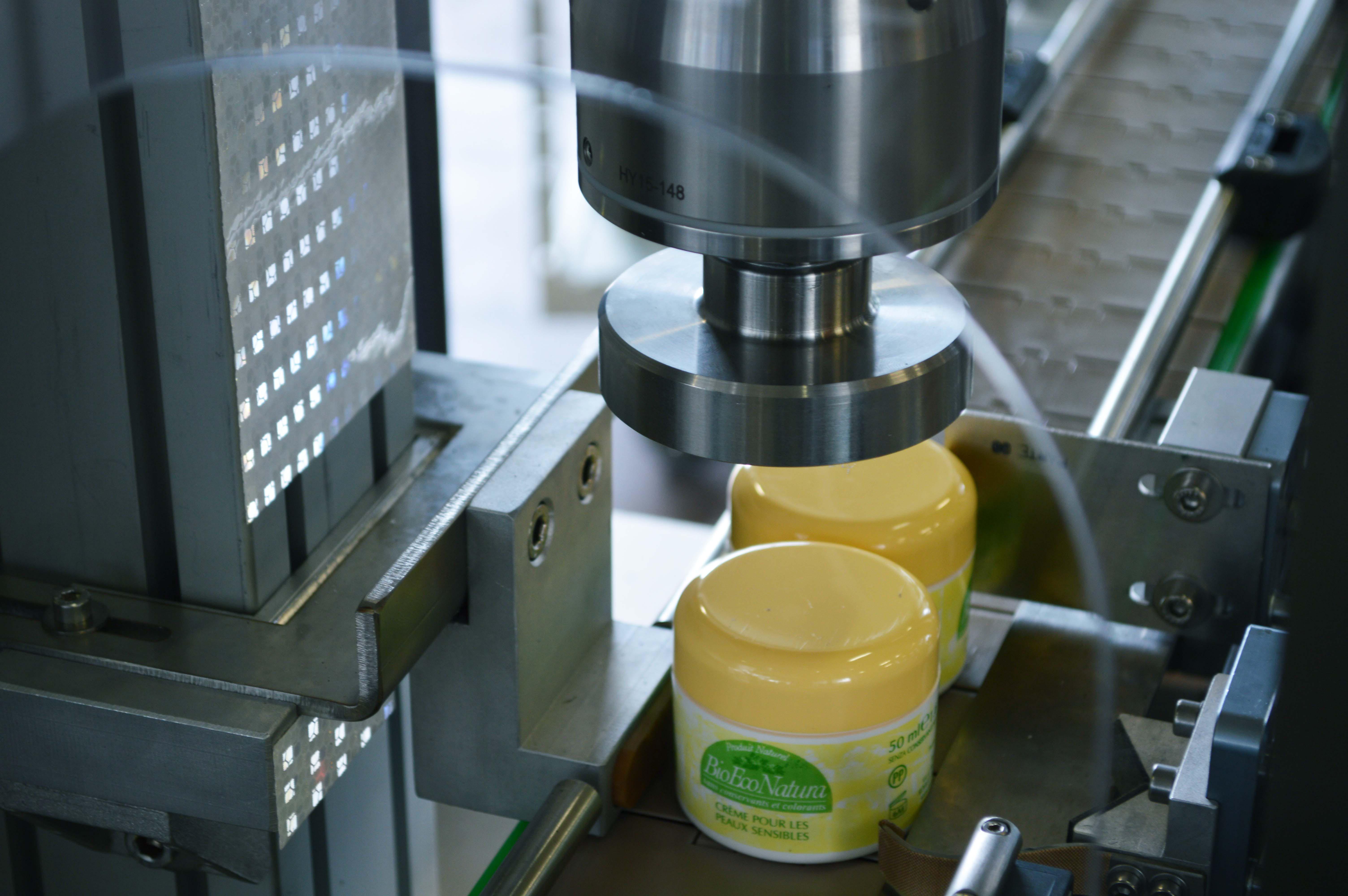 Each cap has its own capping plant