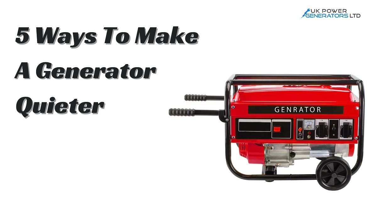 5 Ways To Make A Generator Quieter and How to Build a Soundproof Enclosure