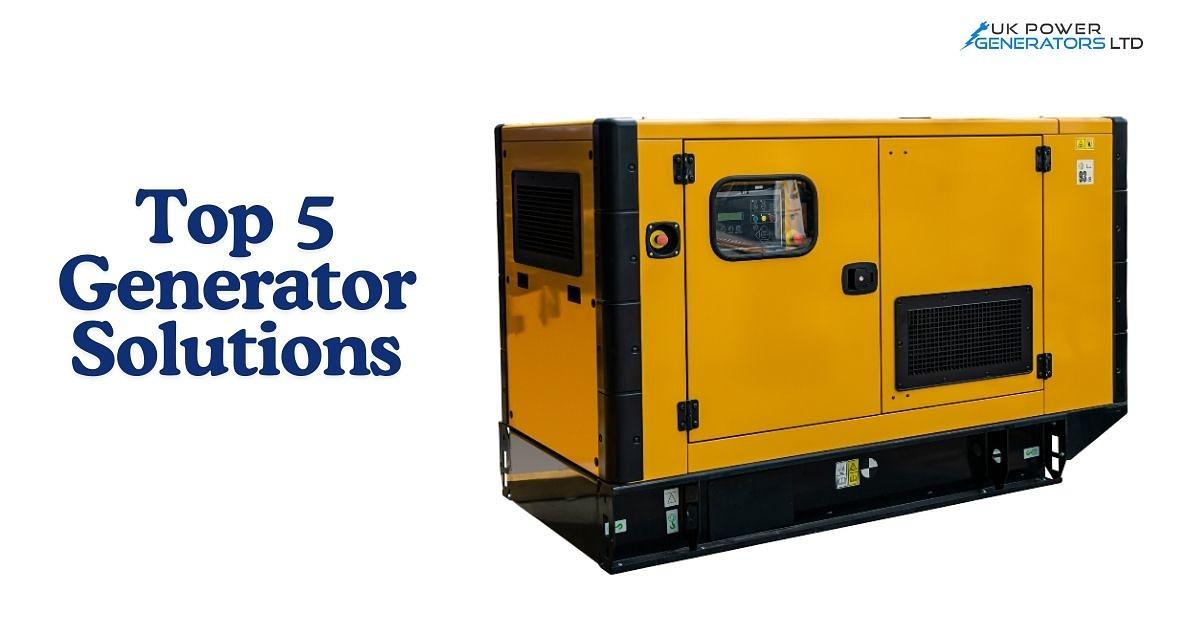 Top 5 Innovative Generator Solutions for Clean, Efficient Power in 2024
