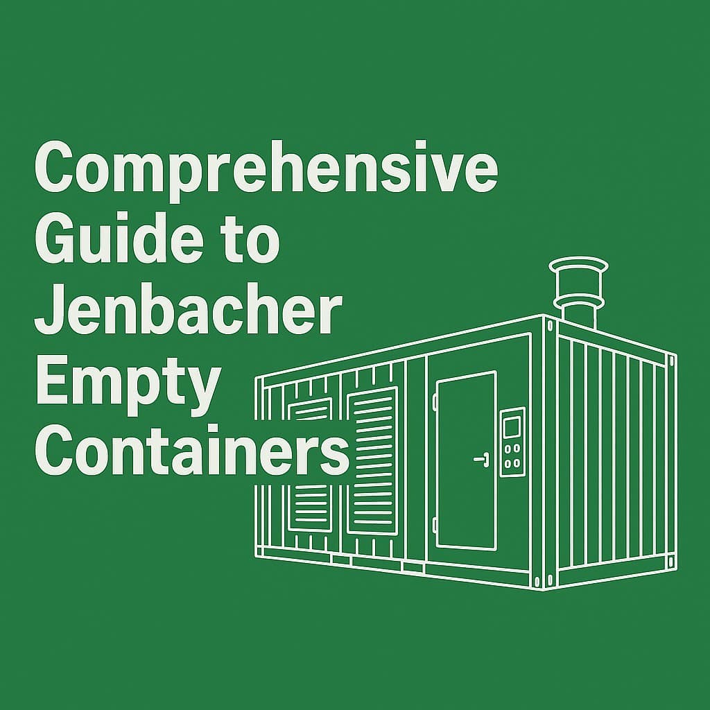 Comprehensive Guide to Jenbacher Empty Containers