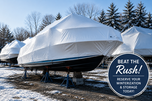 Don’t Wait for the First Frost — Start Planning Your Boat Winterization & Storage Now
