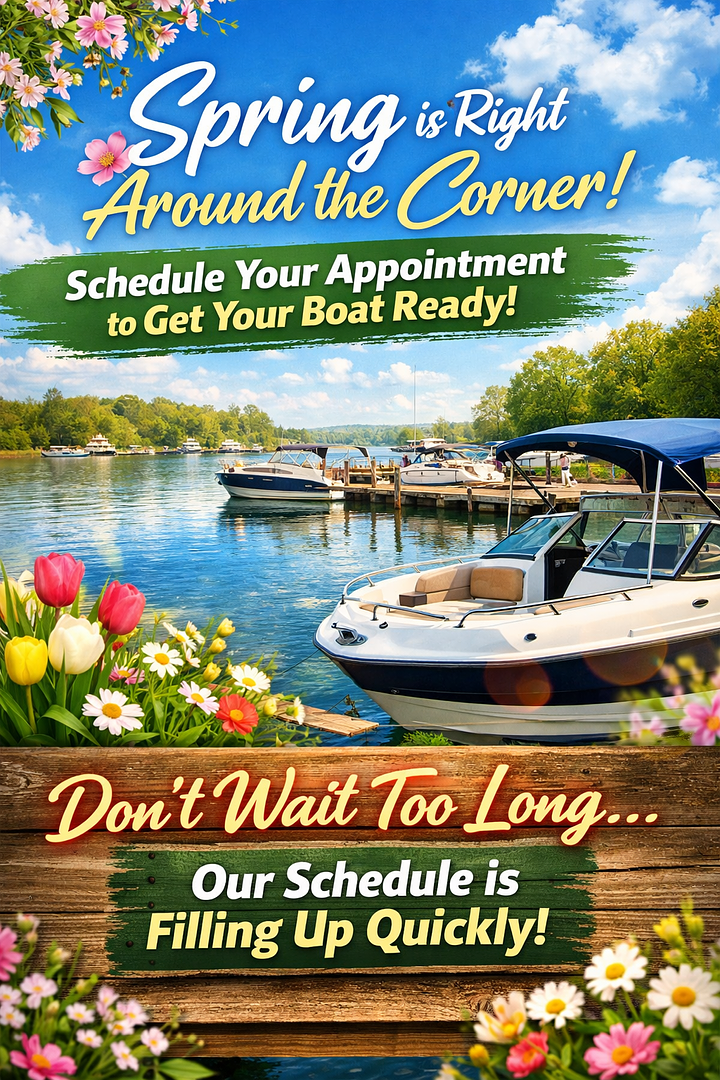 Spring Is Closer Than It Feels — Schedule Your Spring Boat Service in Worcester, MA