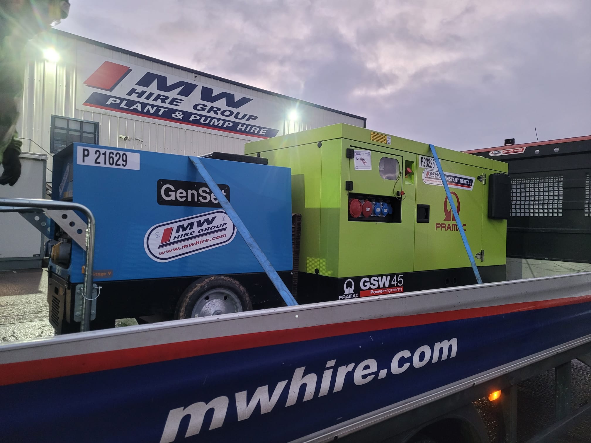 New Pramac GSW45 and Genset MG6001 Generator SOLD... heading to the customers in Laois 