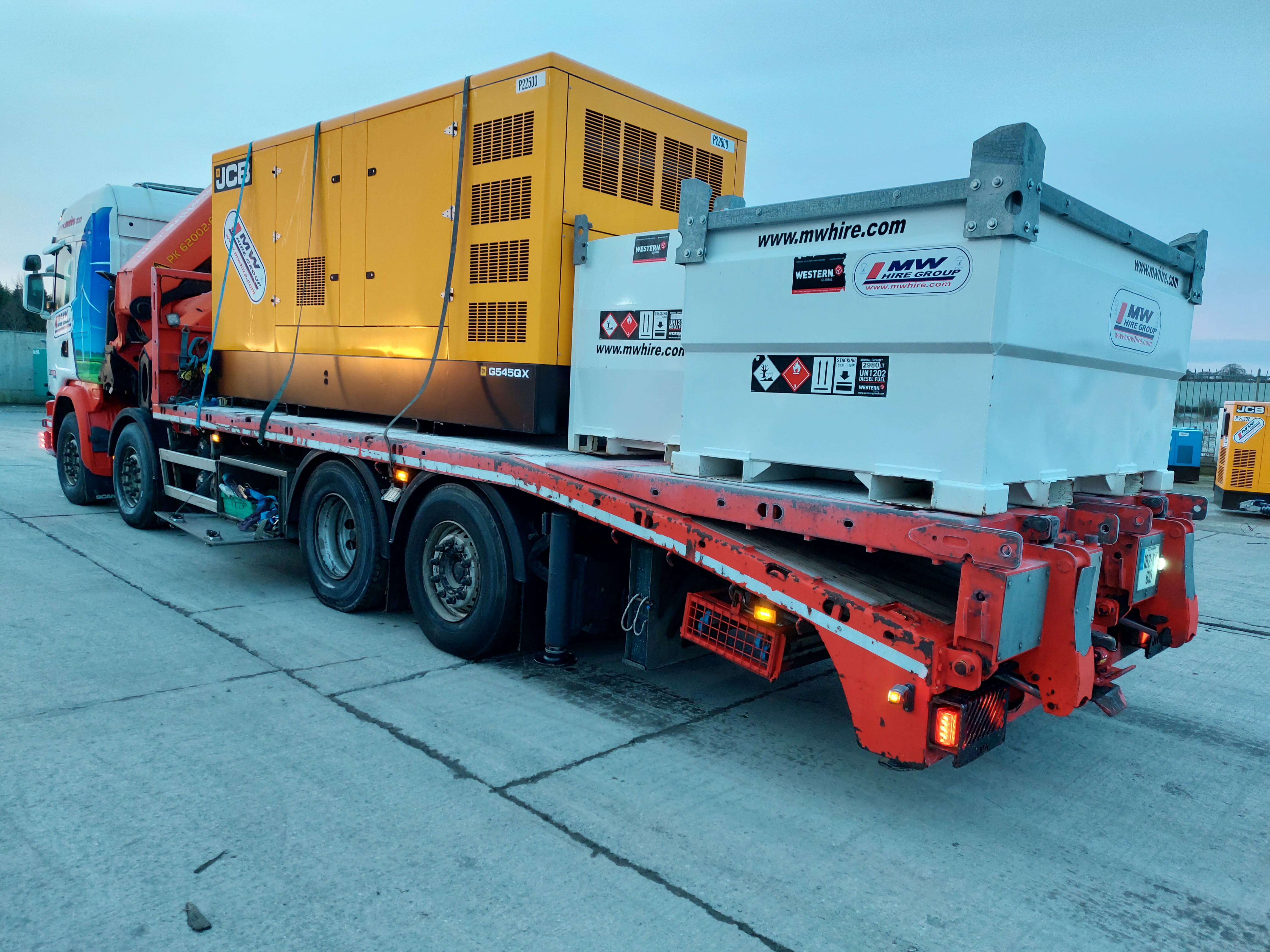 New JCB 545 & Fuel Tanks... SOLD to a quarry in Co. Wexford 