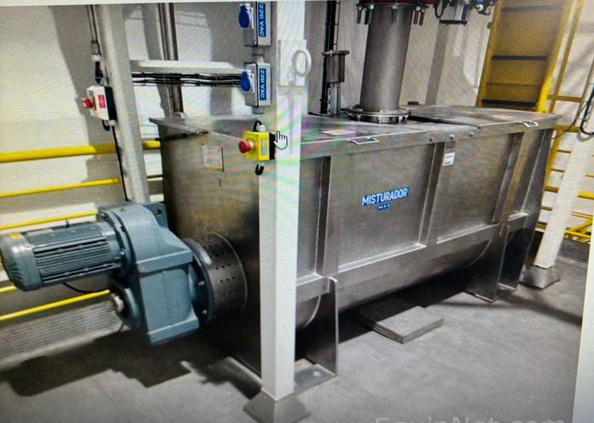 Equipamentos para processamento e mistura de pós 