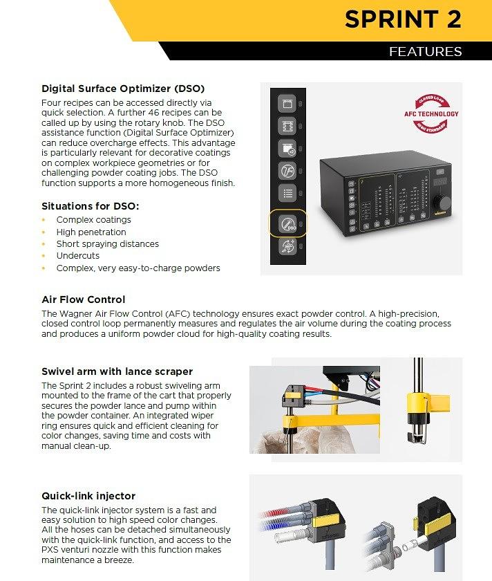 Wagner Sprint 2 Manual Powder Gun