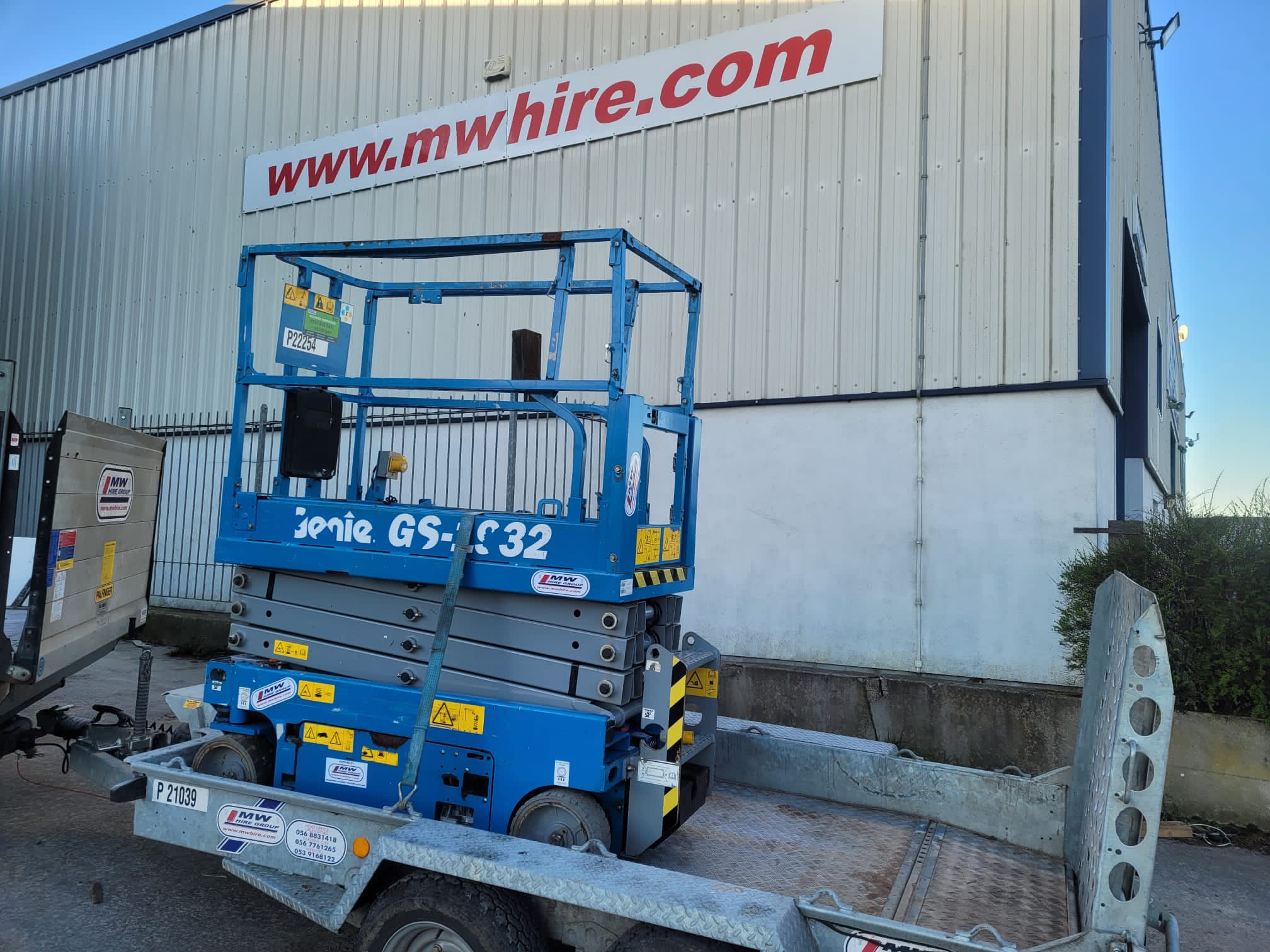 Ex Rental Genie GS1932 Electric Scissor Lift SOLD.... heading to a local customer in Kilkenny