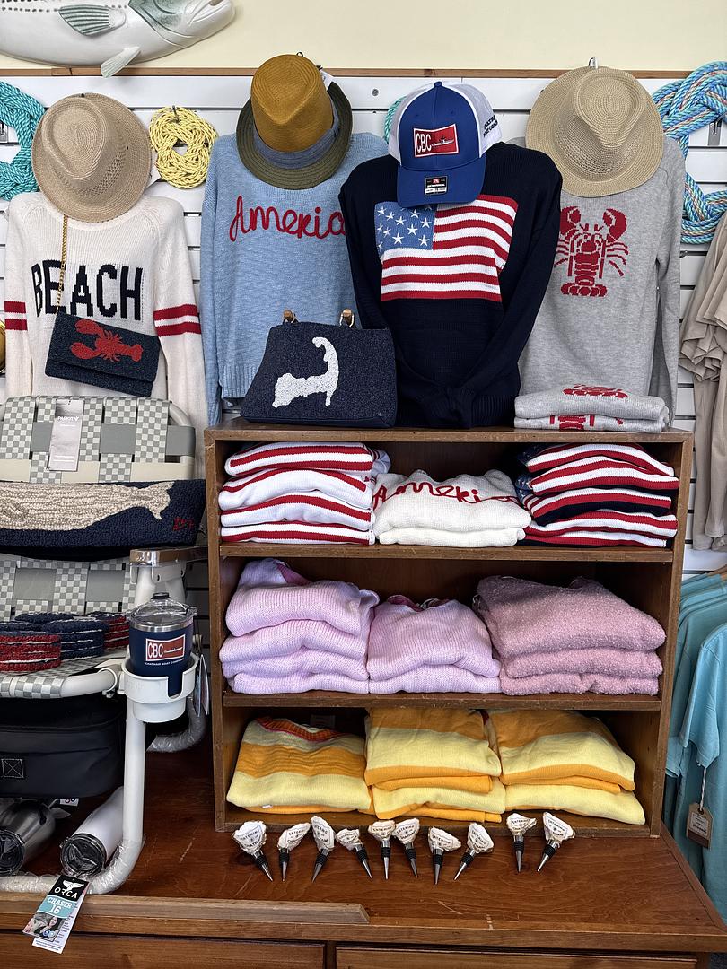 Sweaters and apparel display