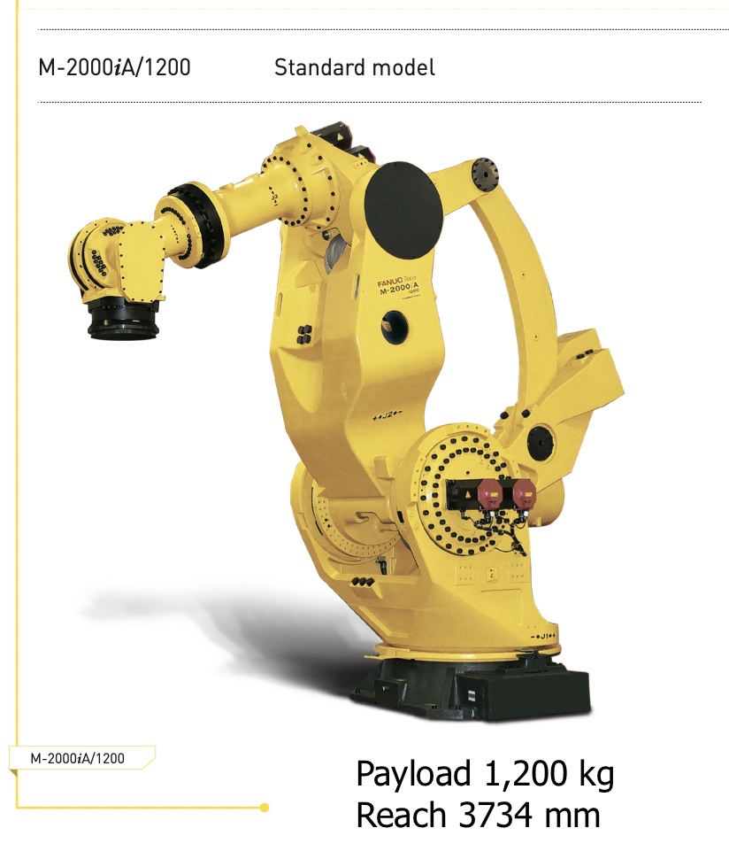 Fanuc M-2000iA/1200 Data Sheet M-Seiries robot
